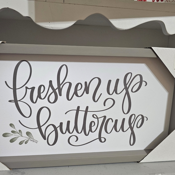 Hobby Lobby Other - NWT Freshen Up Buttercup Wall Art 😄